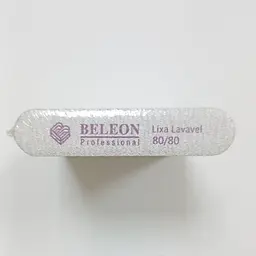 Пилка полірувальна для нігтів двостороння 80/80 Beleon