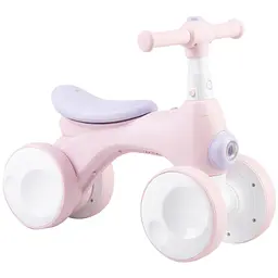Біговел-каталка MoMi Tobis з бульбашками Pink (ROBI00042)