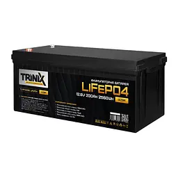Акумуляторна батарея літій-залізо-фосфатна 12.8В 200А*год Trinix TLFP-12200 Ultra LiFePO4 з Bluetooth (Black) (44-00086) - мініатюра 1