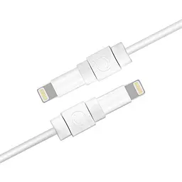Захисна насадка UGREEN LP127 для кабелю Apple 6 шт/уп Білі (40705) - мініатюра 2