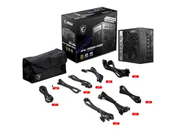 Блок живлення MSI MPG A1000G PCIE5 - мініатюра 5