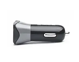 Автомобільний зарядний пристрій REAL-EL CA-30 QC3.0 (1USBx3A) Black/Grey (EL123160011) - мініатюра 2