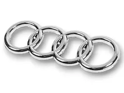 Емблема Audi 80/90 (1987-1996р) Хром 137х45 мм (на скотчі) 4438537422ZZ