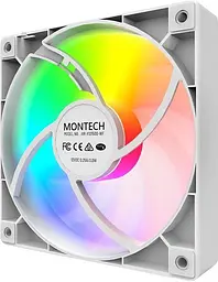 Вентилятор MONTECH 120MM GF120 PWM WHITE (GF120 PWM WHITE) - мініатюра 4