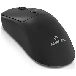 Миша бездротова REAL-EL RM-317W Чорний - мініатюра 5