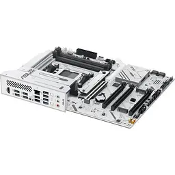 Материнська плата Asus AM5 X870 MAX Gaming WIFI7 W, X870, 4xDDR5, Int.Video (CPU), 4xSATA3, 3xM.2, 1xPCI-E 5.0 x16, 2xPCI-E 4.0 x16, 1xPCI-E 3.0 x16, Realtek 7.1, Realtek 2.5Gb, WiFi 7, Bluetooth 5.4, HDMI/2xType-C, ATX - мініатюра 5