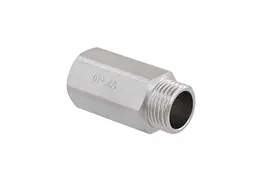 Подовжувач RAFTEC 1/2" 40 мм, ЗВ, DN 15, зовні під ключ, нікель, UDL0140 - мініатюра 2