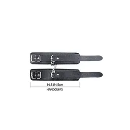 Набір БДСМ аксесуарів Alive Secret Desires Black BDSM Kit (8 pcs) - мініатюра 6