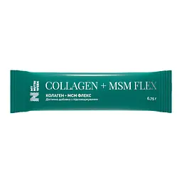 Колаген + МСМ Флекс, Collagen + MSM Flex, My Nutri Week, 1 саше 6.75 г (MNW-533105)