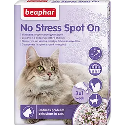 Заспокійливі краплі для котів Beaphar № Stress Spot On 3 шт/уп