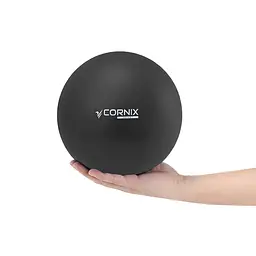 М'яч для пілатесу, йоги, реабілітації Cornix MiniGYMball 22 см XR-0371 Black - мініатюра 5
