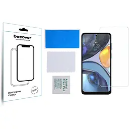 Захисне скло BeCover для Motorola Moto E32s 3D Crystal Clear Glass (709734) - мініатюра 2