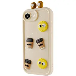 Чохол TPU Toys Case with Ears для Apple iPhone 16e / 17e (6.1) Sand