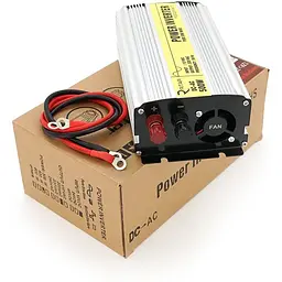 Інвертор напруги Ritar RSC-500, 12V/220V, 500W з правильною синусоїдою, 1xShuko, 1xUSB, клемні дроти, BOX, Q20 - мініатюра 2