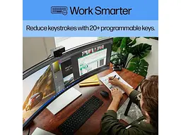 Клавіатура HP 450 Programmable WL Black (4R184AA) - мініатюра 9