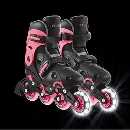 Роликові ковзани Globber Go Scates Lights р.34-37 до 60 кг 5+ років коралові (785-110) - мініатюра 2