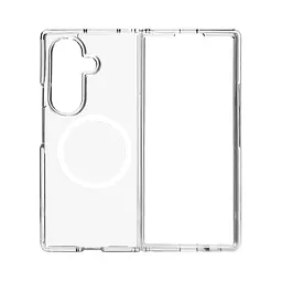 Чехол Samsung Galaxy Fold7 5G, Clear MagCase, прозрачный, противоударный, магнитный, панель-накладка с поддержкой MagSafe, поддержка беспроводной зарядки MagSafe, защита всего корпуса, TPU+PC, ArmorStandart (ARM88137) - мініатюра 3