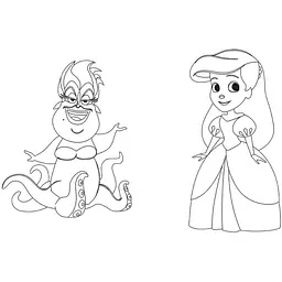 Розмальовка Гра з кольором. Русалонька 1426007 Disney Маля, 12 сторінок - мініатюра 3
