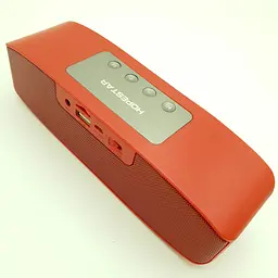 Бездротова акумуляторна колонка Bluetooth акустика FM MP3 AUX USB Hopestar H11 червоний - мініатюра 3