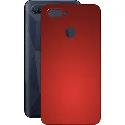 Захисна плівка StatusSKIN для Oppo A12 Корпус Вініл червона матова