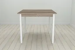 Стіл кухонний Ferrum-decor Агата 75x90x90 Білий ДСП Сонома Трюфель 16мм (FRD-106259) - мініатюра 5
