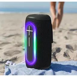Портативна колонка XPRO P60 20Вт USB AUX FM Bluetooth чорна (41091-P60) - мініатюра 3