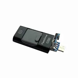 Флешка OTG Lightning Sirius Electronics 256GB, для iPhone/iPad, 3 в 1 - мініатюра 4