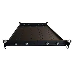 Полиця 19" Hypernet 1U глибина 300 мм у шафи глибиною 450 мм чорна (U-FS-45-Black) - мініатюра 2