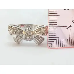 Срібне кільце Харківська ювелірна фабрика з фіанітами. 500146-Р 16,5 - мініатюра 5