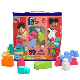 Конструктор Mega Bloks, рожевий, 60 деталей (DCH54) - мініатюра 2