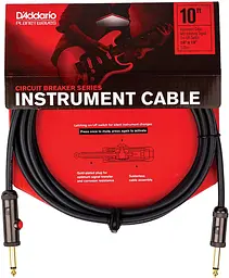 Кабель інструментальний D'Addario PW-AGL-10 Circuit Breaker Instrument Cable 3.0m (10ft)