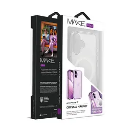 Чохол MAKE Apple iPhone 17 Crystal Magnet