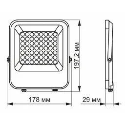 Прожектор Videx (VL-F2-305G-12V) - мініатюра 2