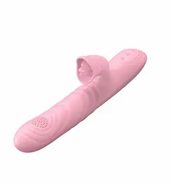 Вібратор-кролик B - Series Lyla Angelia, 23 см (світло-рожевий) - мініатюра 3