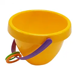 Дитяче іграшкове відерце Латаття Colorplast 1081 Жовтий