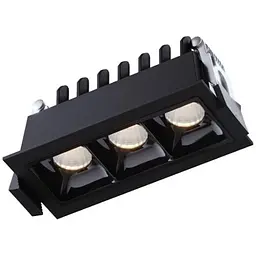 Світильник точковий врізний KLOODI KD-036Q 3K BK