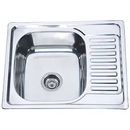 Кухонна мийка Zerix Z5848-08-180E satin ZS0570, Нержавіюча сталь