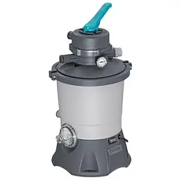 Піщаний фільтр-насос Bestway Flowclear 58515, 3028 л/год, для басейну, система очищення води, 6-позиційний клапан, 85 Вт - мініатюра 2