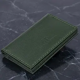 Візитниця-книга ST Leather 19215 зелена
