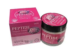 Ампульний крем для обличчя Ekel Peptide Ampule Cream з пептидами