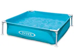 Басейн каркасний INTEX блакитний 122х122х30см квадратний арт.57173