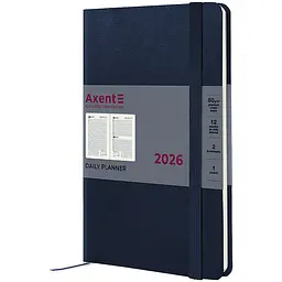 Щоденник Axent 2026 Partner Strong 145х210 мм синій (8819-26-02-A)