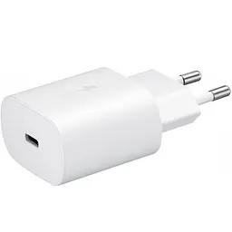 Мережевий зарядний пристрій Samsung EP-TA800 25W Type-C White OEM (EP-TA800NWE)