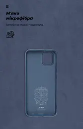 Чехол ArmorStandart ICON для Samsung A03 (A035) Dark Blue (ARM60876) - мініатюра 4