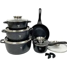 Набір каструль Top Kitchen TK00020 чорний (43882-TK00020_2156) - мініатюра 2