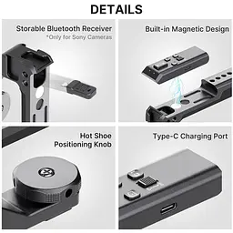 Ручка Ulanzi Shoe-Mount Top Handle with Bluetooth Remote (R091) [75340] - мініатюра 5
