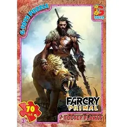 Пазли дитячі Far Cry. Тваринний світ G-Toys FCP04, 70 елементів