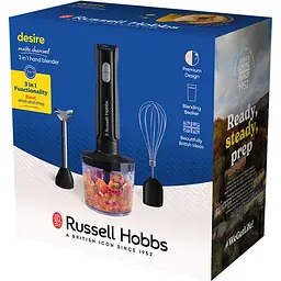 Блендерний набір Russell Hobbs 27141-56 Matte Charcoal 3в 1 Hand Blender (25192026001) - мініатюра 8