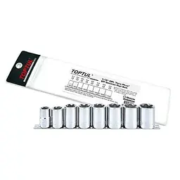 Набір головок Torx Plus EP 1/2" EP18-EP32 8од. Toptul hoz0014580 - мініатюра 2