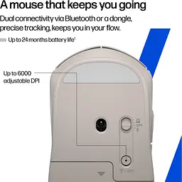 Миша HP 400 Quiet Wireless Maple (AZ7B6AA) - мініатюра 5